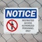 Signmission Restricted Access Authorized OSHA Notice Sign, Plastic, 10in W x 7in L, 2PK OS-2PACK-NS-P-710-L-18065 - alternate 4